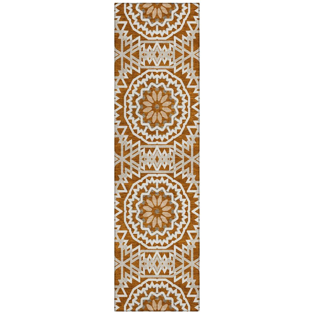 Chantille ACN619 Orange 2'3" x 7'6" Rug. Picture 1