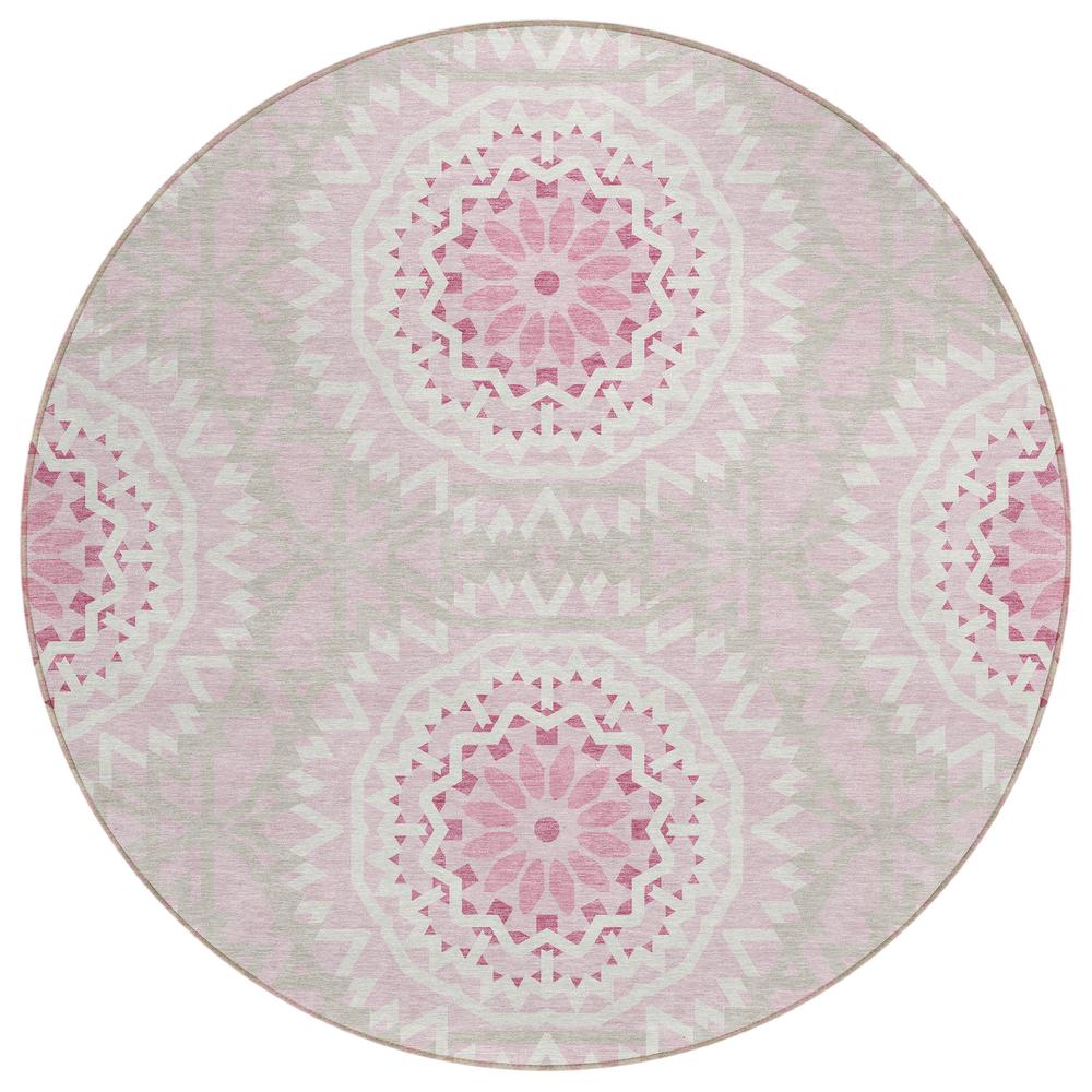 Chantille ACN619 Pink 8' x 8' Rug. Picture 1