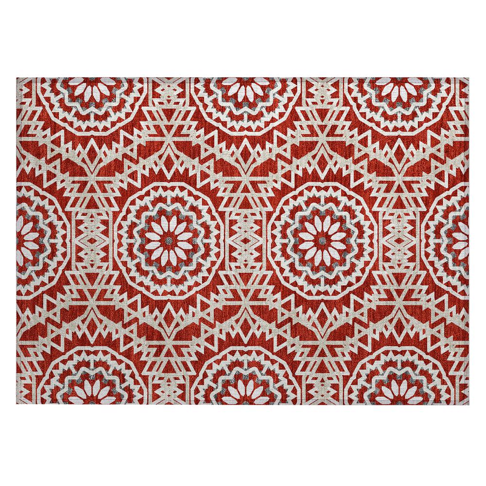 Chantille ACN619 Red 1'8" x 2'6" Rug. Picture 1