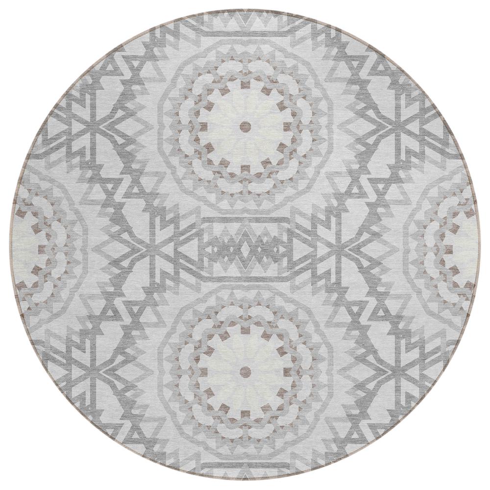 Chantille ACN619 Gray 8' x 8' Rug. Picture 1