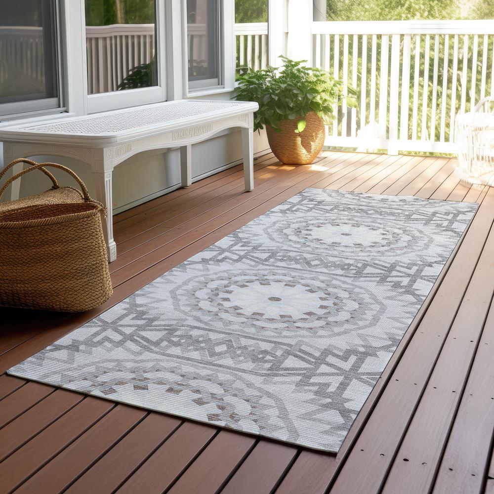Chantille ACN619 Gray 2'3" x 7'6" Rug. Picture 7
