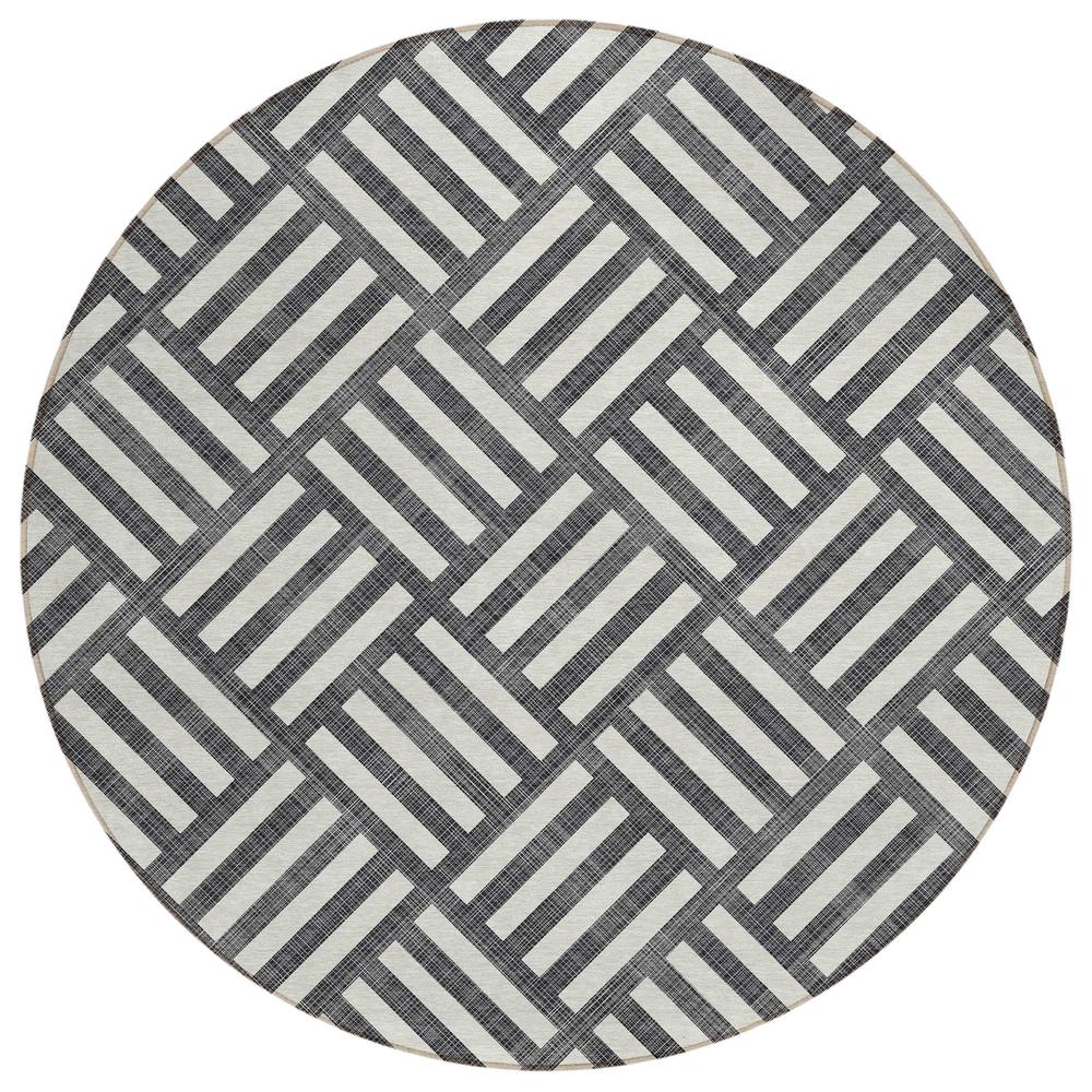 Chantille ACN620 Black 8' x 8' Rug. Picture 1