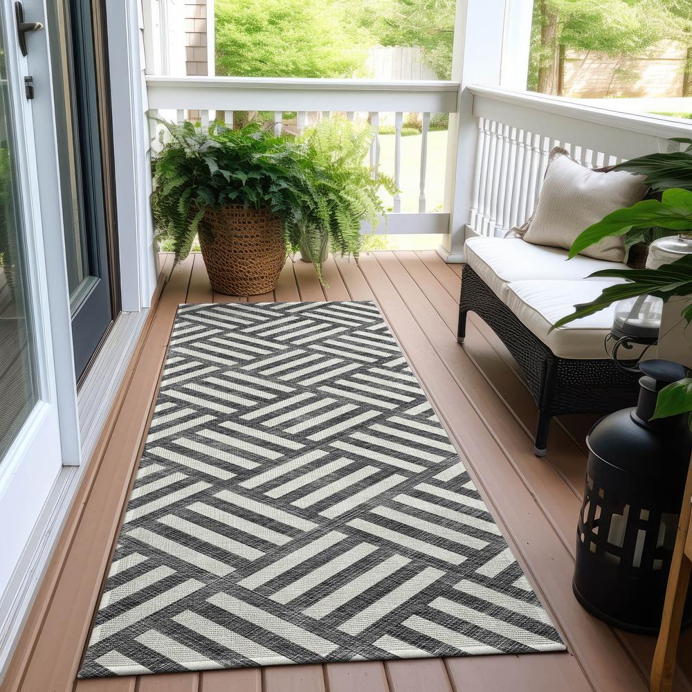 Chantille ACN620 Black 2'3" x 7'6" Rug. Picture 7