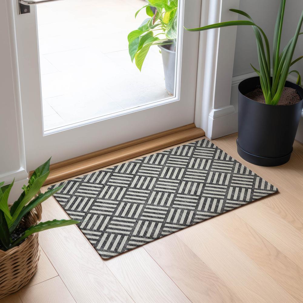 Chantille ACN620 Black 1'8" x 2'6" Rug. Picture 6