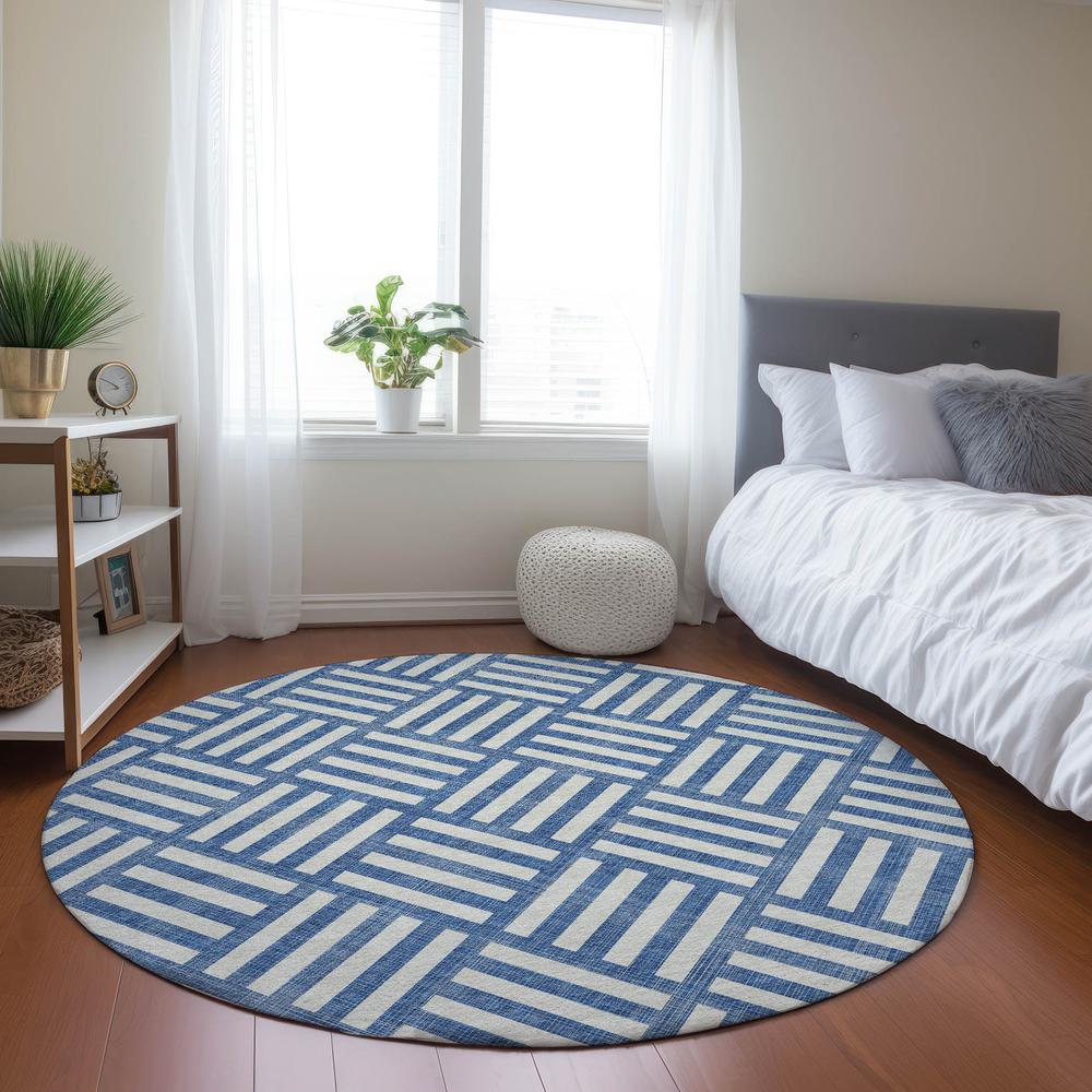 Chantille ACN620 Blue 8' x 8' Rug. Picture 7