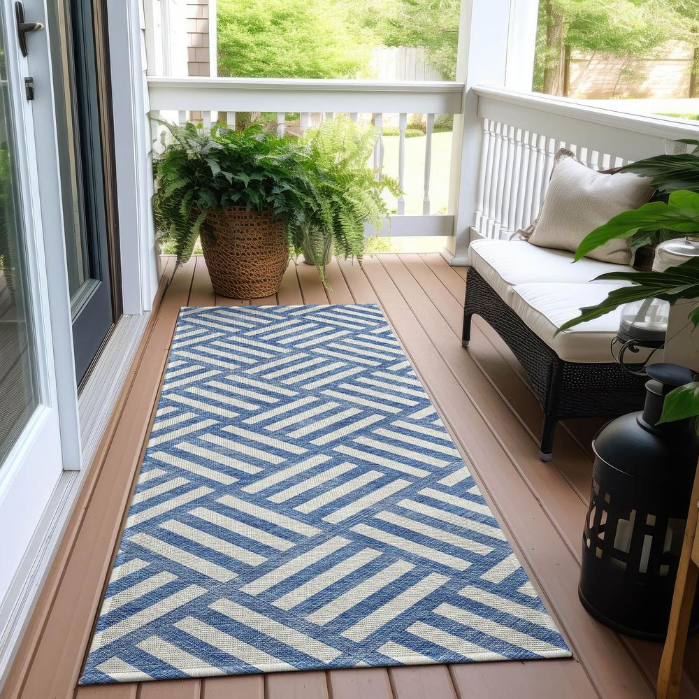 Chantille ACN620 Blue 2'3" x 7'6" Rug. Picture 7