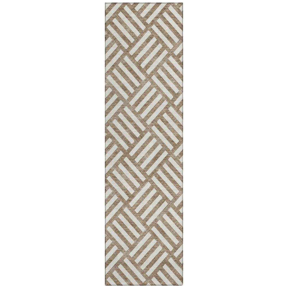 Chantille ACN620 Brown 2'3" x 7'6" Rug. Picture 1