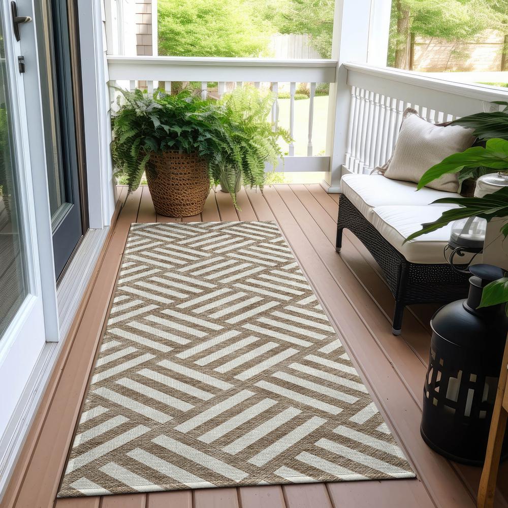 Chantille ACN620 Brown 2'3" x 7'6" Rug. Picture 7