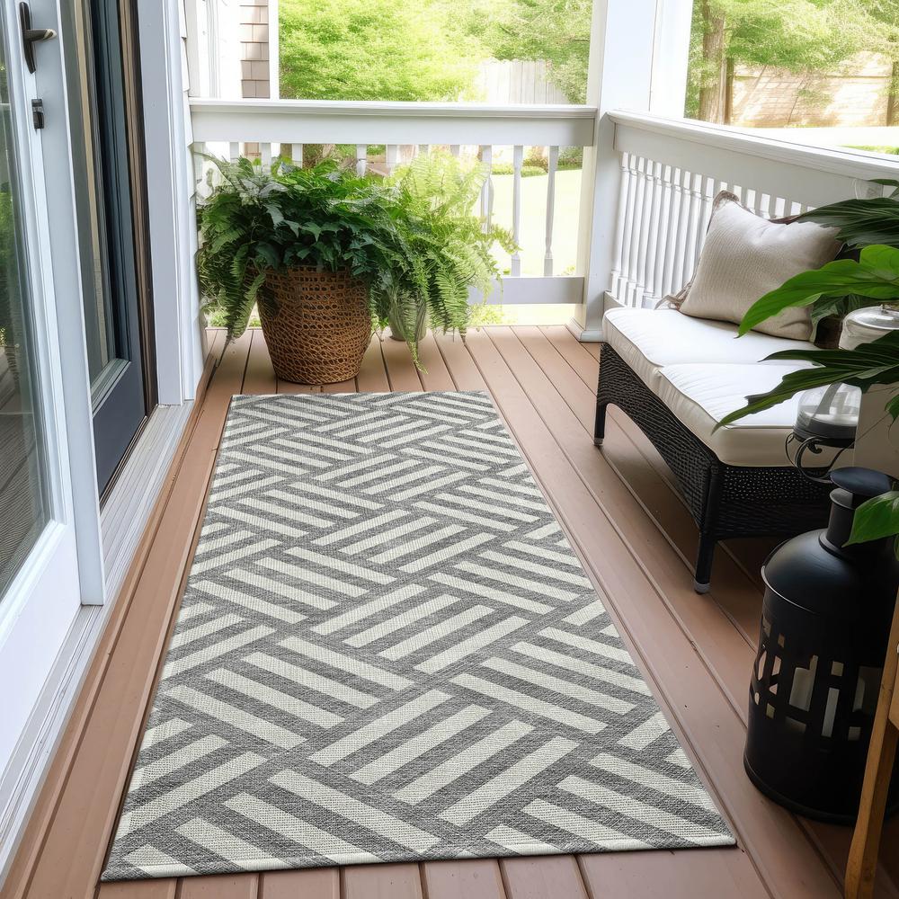 Chantille ACN620 Gray 2'3" x 7'6" Rug. Picture 7