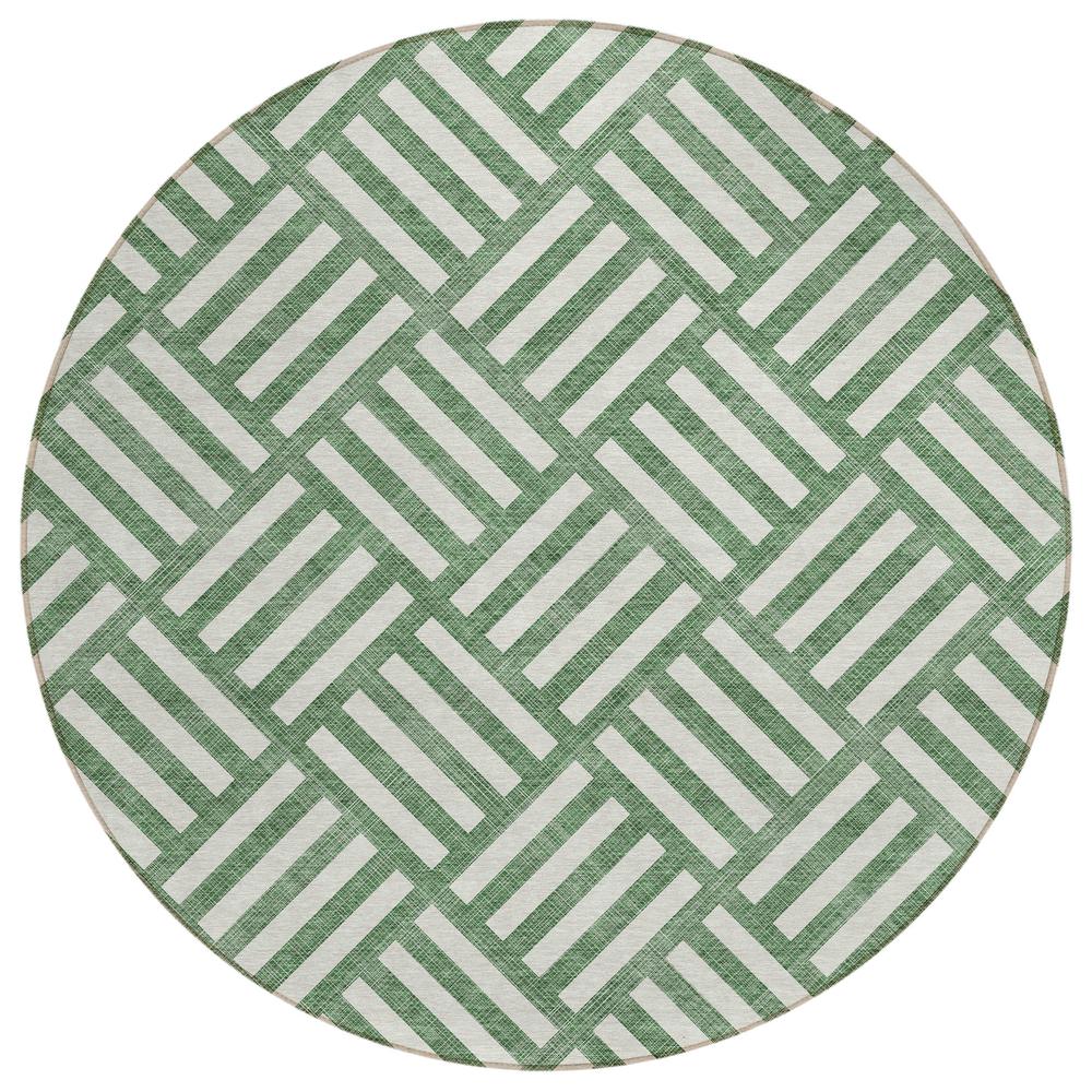 Chantille ACN620 Green 8' x 8' Rug. Picture 1