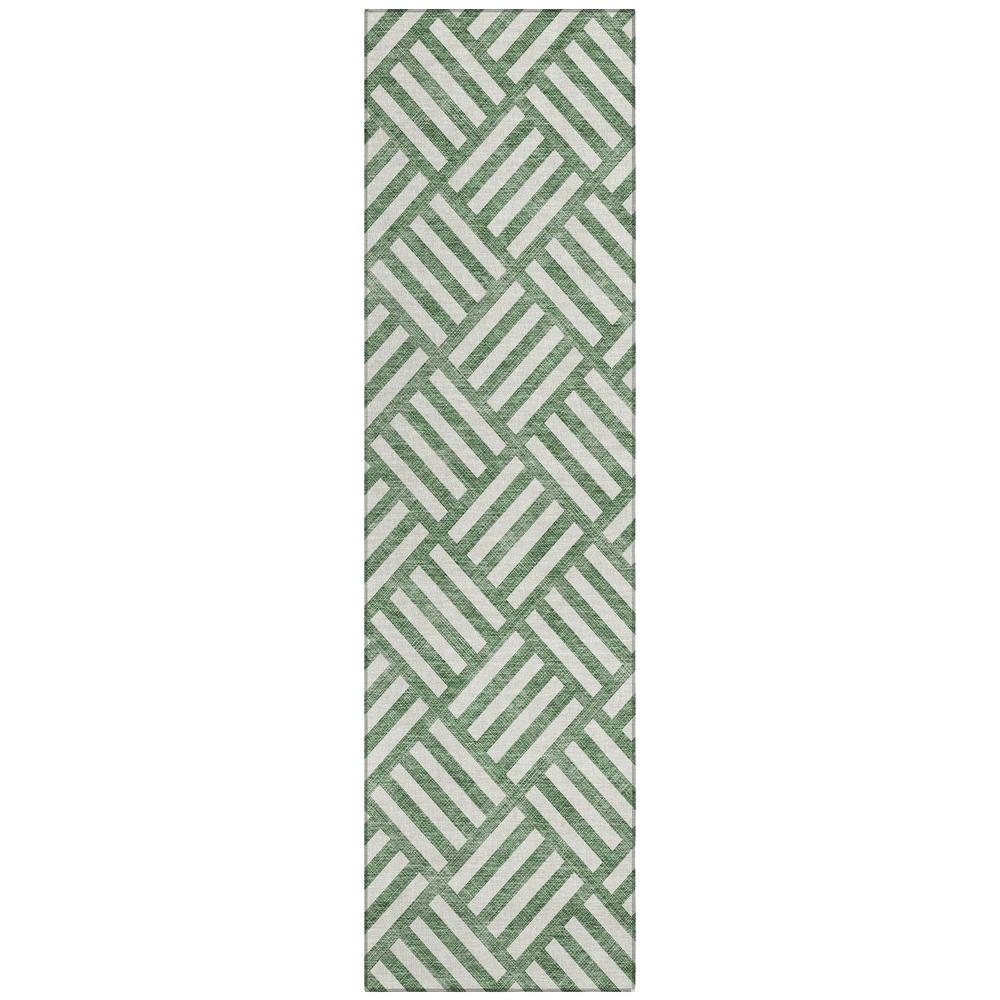 Chantille ACN620 Green 2'3" x 7'6" Rug. Picture 1