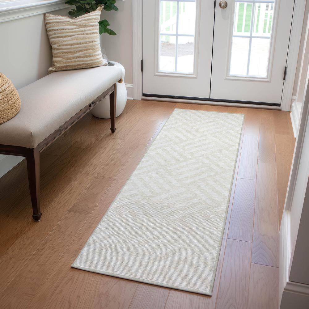 Chantille ACN620 Ivory 2'3" x 7'6" Rug. Picture 6