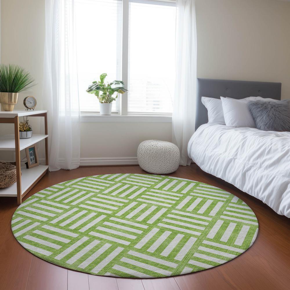 Chantille ACN620 Green 8' x 8' Rug. Picture 6