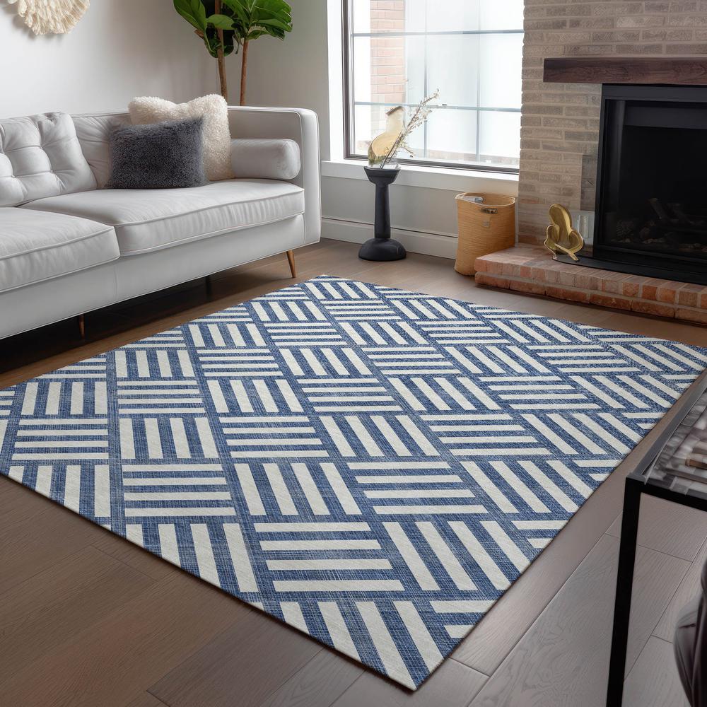 Chantille ACN620 Blue 2'6" x 3'10" Rug. Picture 7