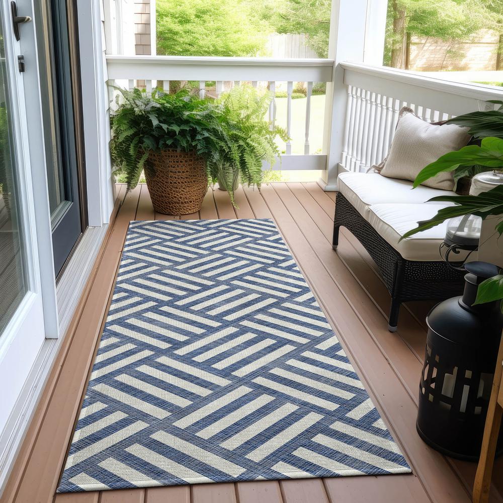 Chantille ACN620 Blue 2'3" x 7'6" Rug. Picture 7