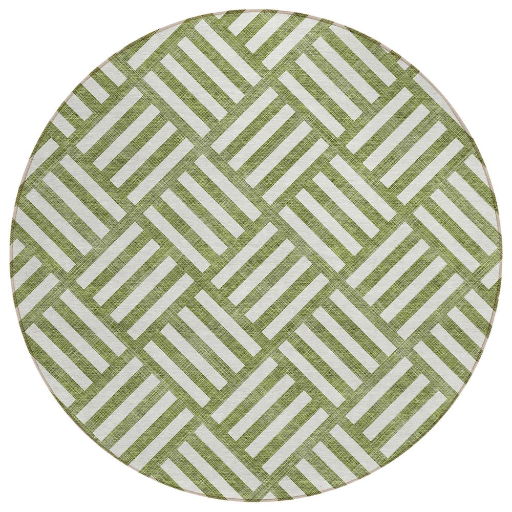 Chantille ACN620 Green 8' x 8' Rug. Picture 1