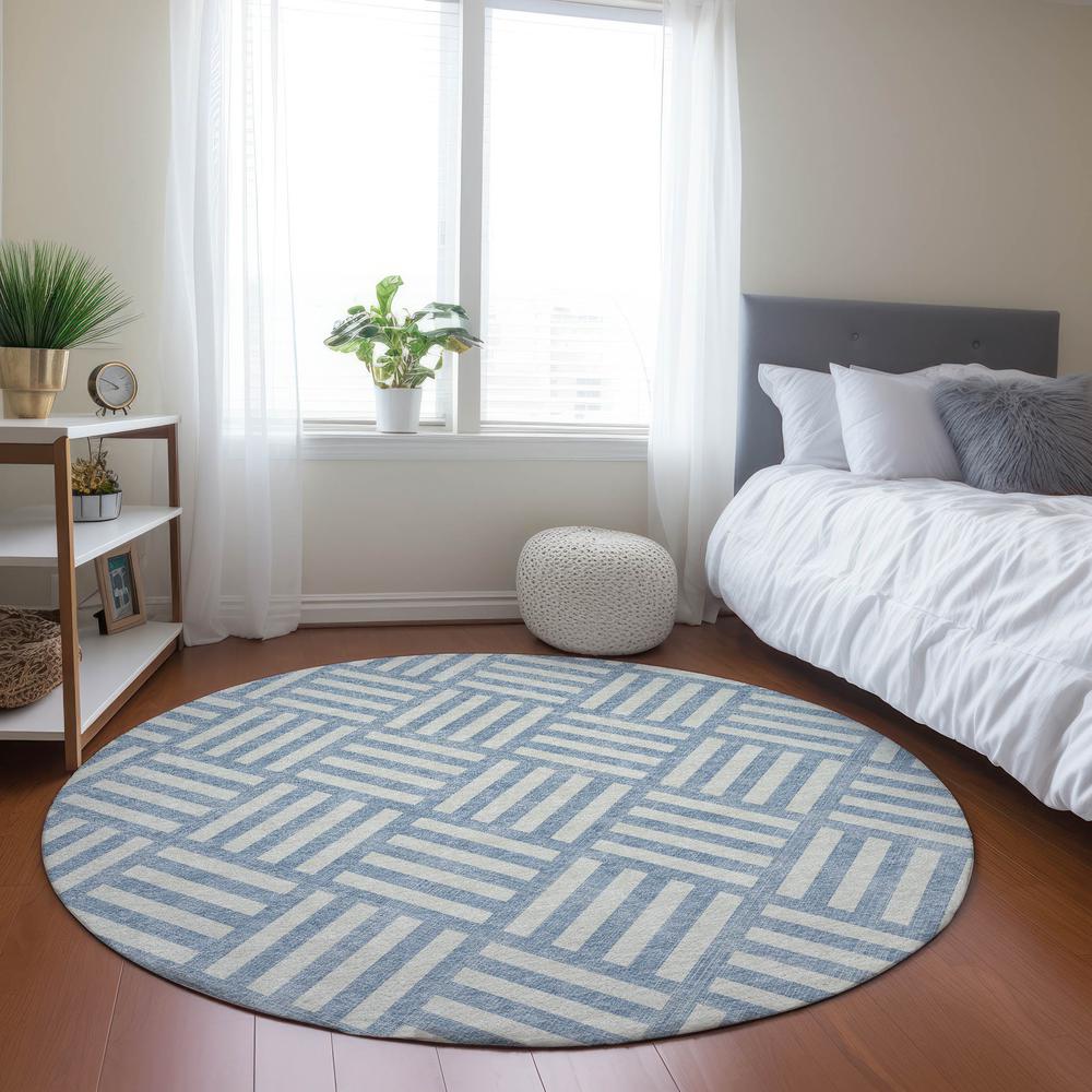 Chantille ACN620 Blue 8' x 8' Rug. Picture 6