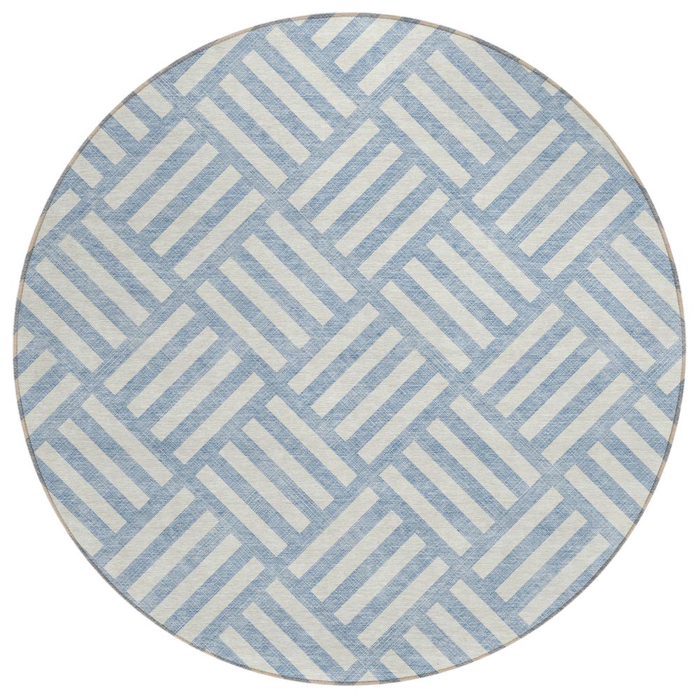 Chantille ACN620 Blue 8' x 8' Rug. Picture 1