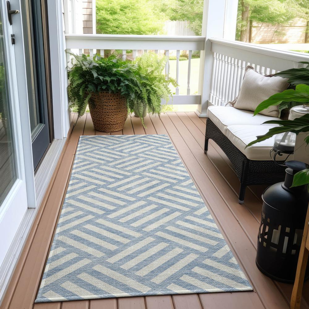 Chantille ACN620 Blue 2'3" x 7'6" Rug. Picture 7