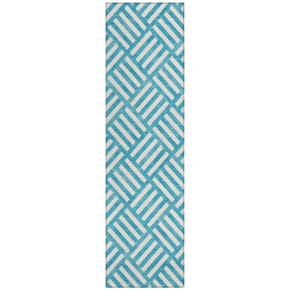 Chantille ACN620 Teal 2'3" x 7'6" Rug. Picture 1