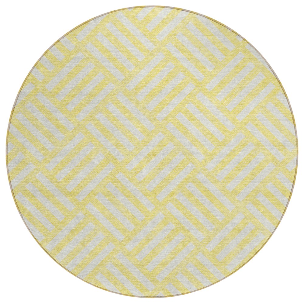 Chantille ACN620 Gold 8' x 8' Rug. Picture 1