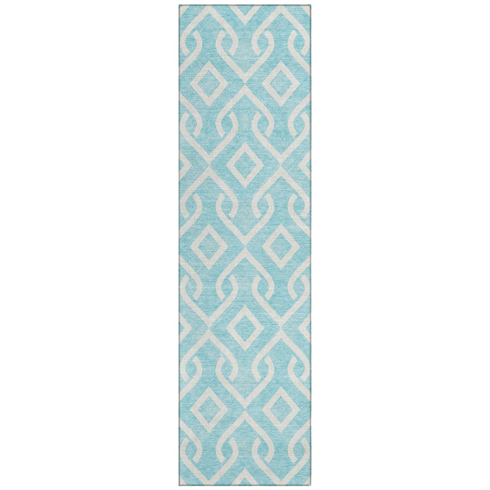 Chantille ACN621 Teal 2'3" x 7'6" Rug. Picture 1