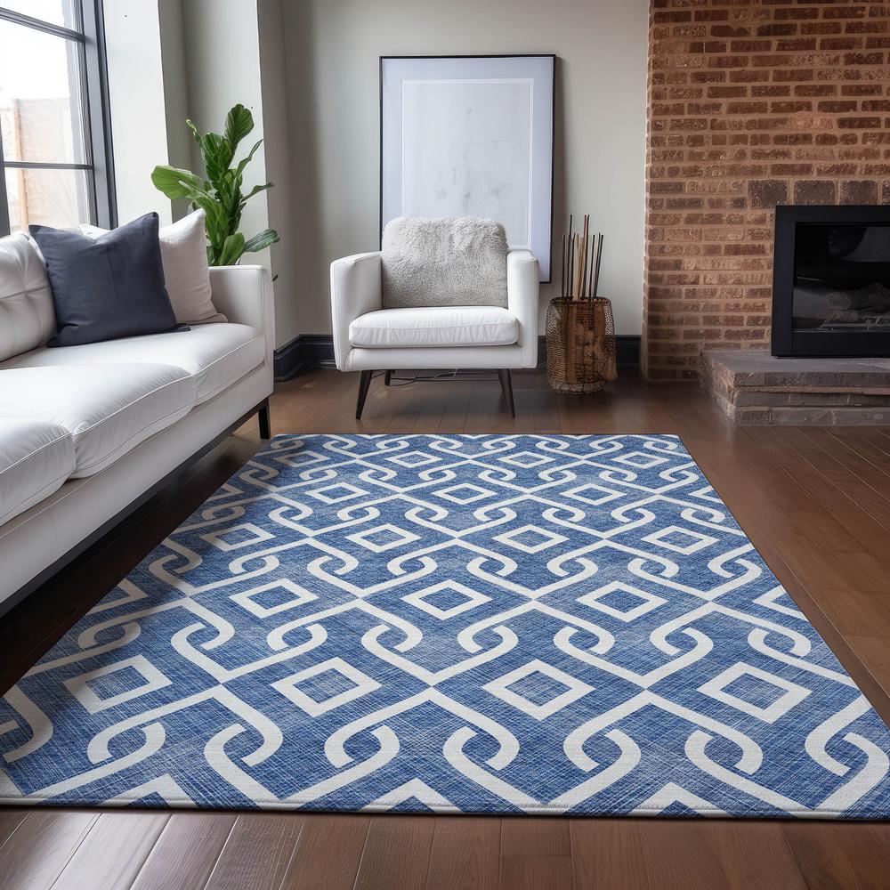 Chantille ACN621 Blue 2'6" x 3'10" Rug. Picture 6