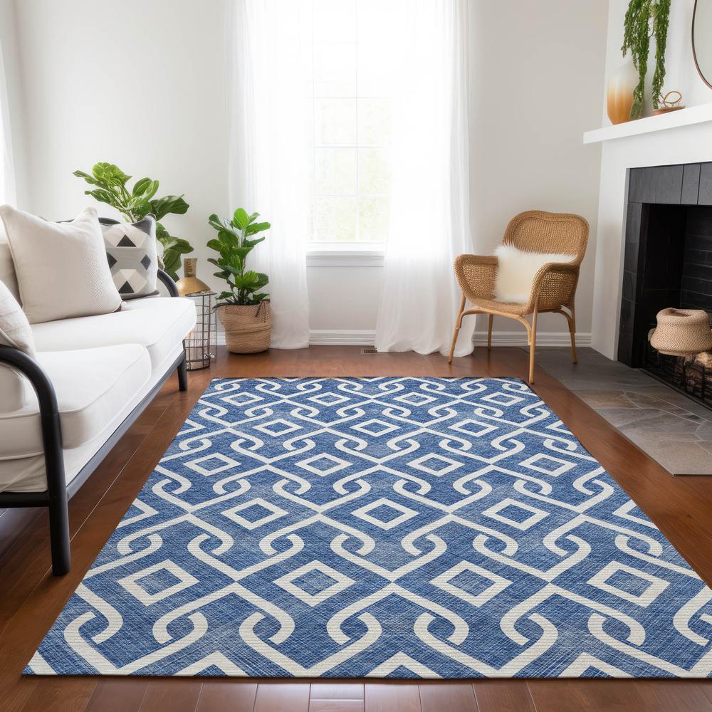 Chantille ACN621 Blue 2'6" x 3'10" Rug. Picture 7