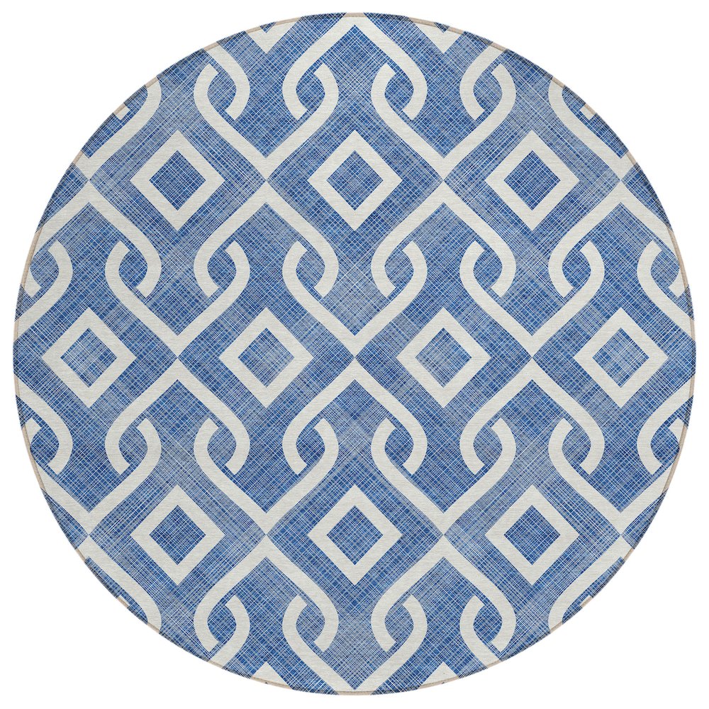 Chantille ACN621 Blue 8' x 8' Rug. Picture 1