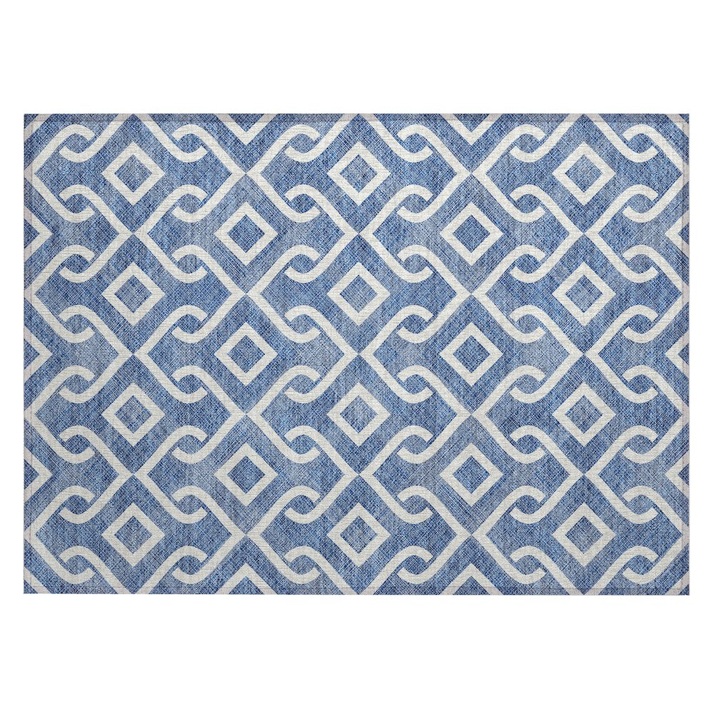 Chantille ACN621 Blue 1'8" x 2'6" Rug. Picture 1