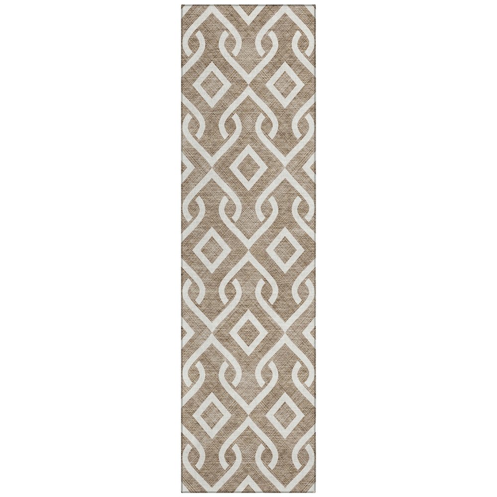 Chantille ACN621 Brown 2'3" x 7'6" Rug. Picture 1
