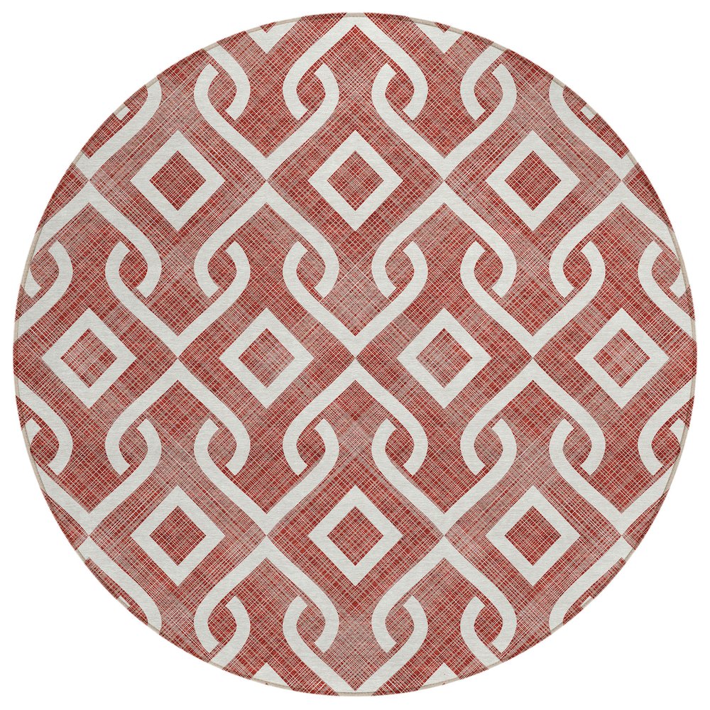 Chantille ACN621 Red 8' x 8' Rug. Picture 1
