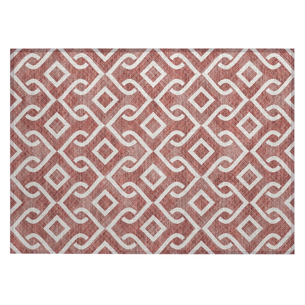 Chantille ACN621 Red 1'8" x 2'6" Rug. Picture 1