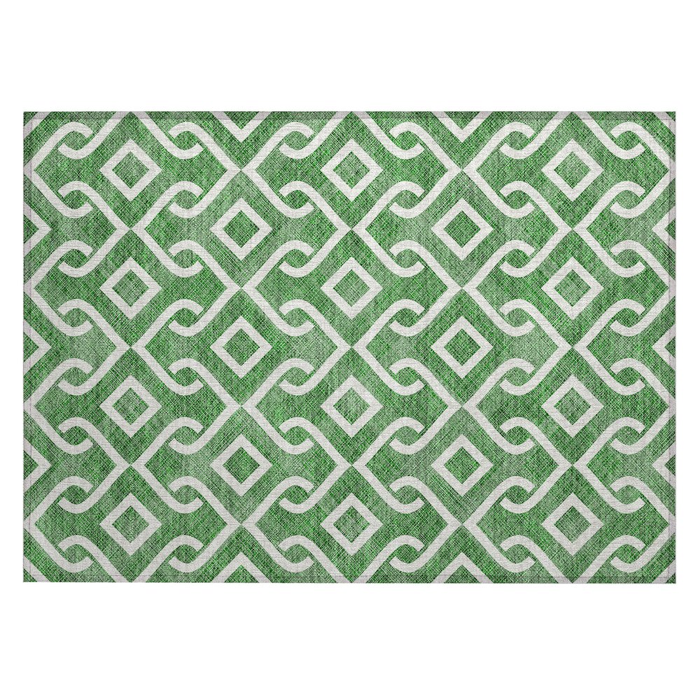 Chantille ACN621 Green 1'8" x 2'6" Rug. Picture 1