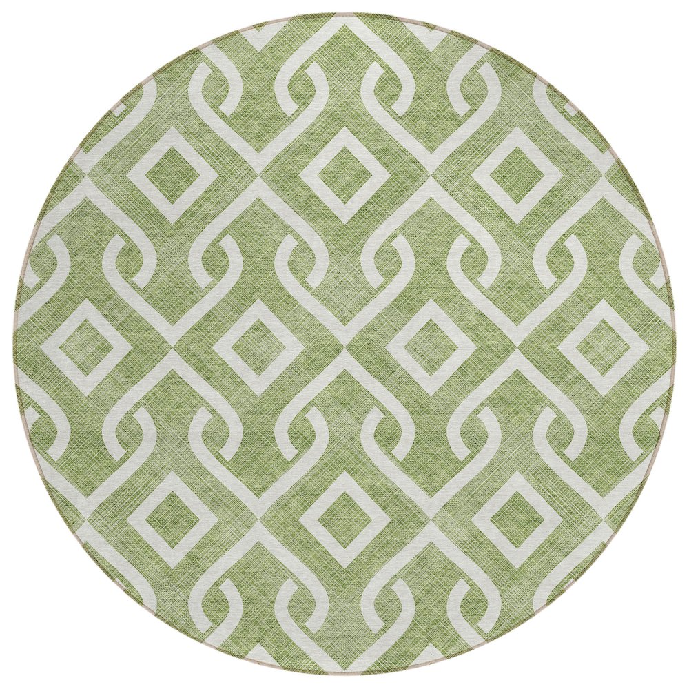 Chantille ACN621 Green 8' x 8' Rug. Picture 1