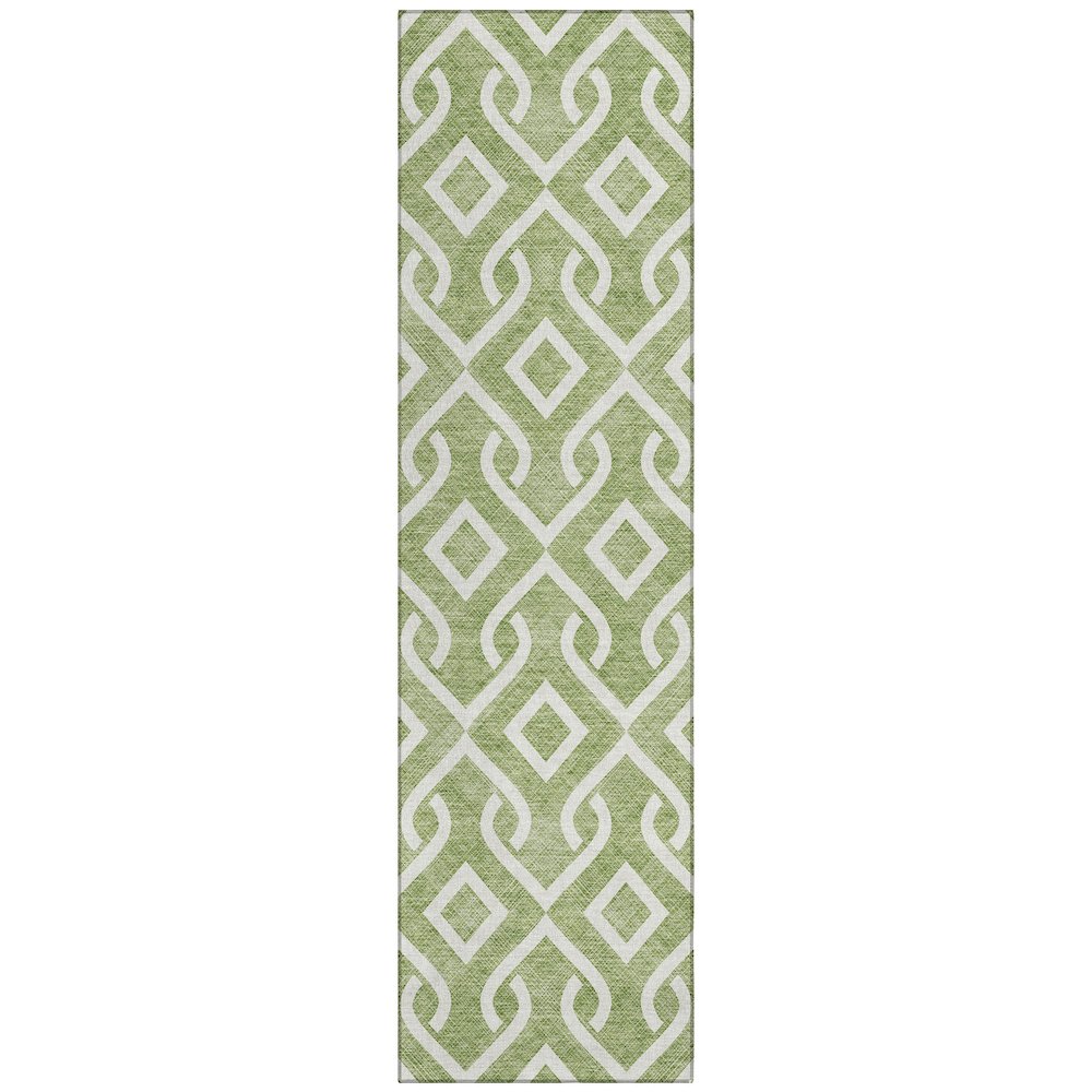 Chantille ACN621 Green 2'3" x 7'6" Rug. Picture 1