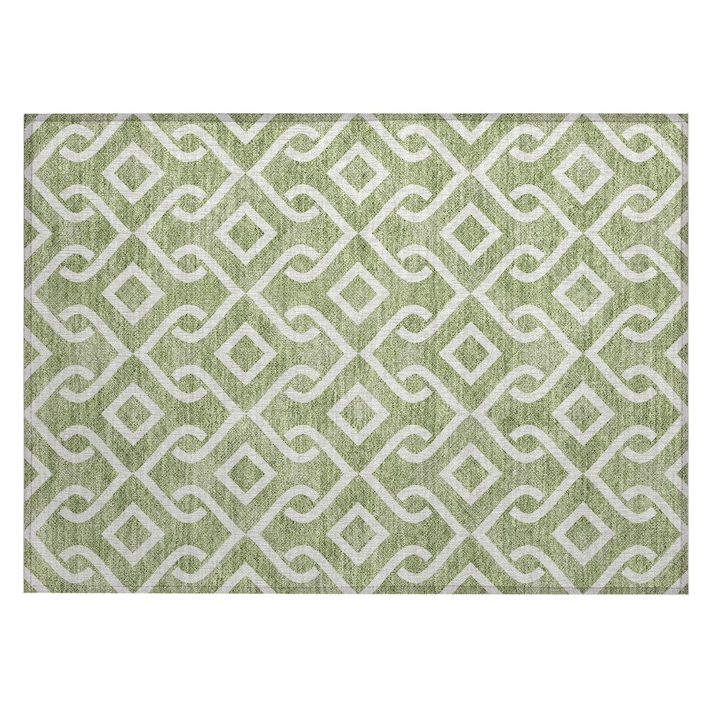Chantille ACN621 Green 1'8" x 2'6" Rug. Picture 1