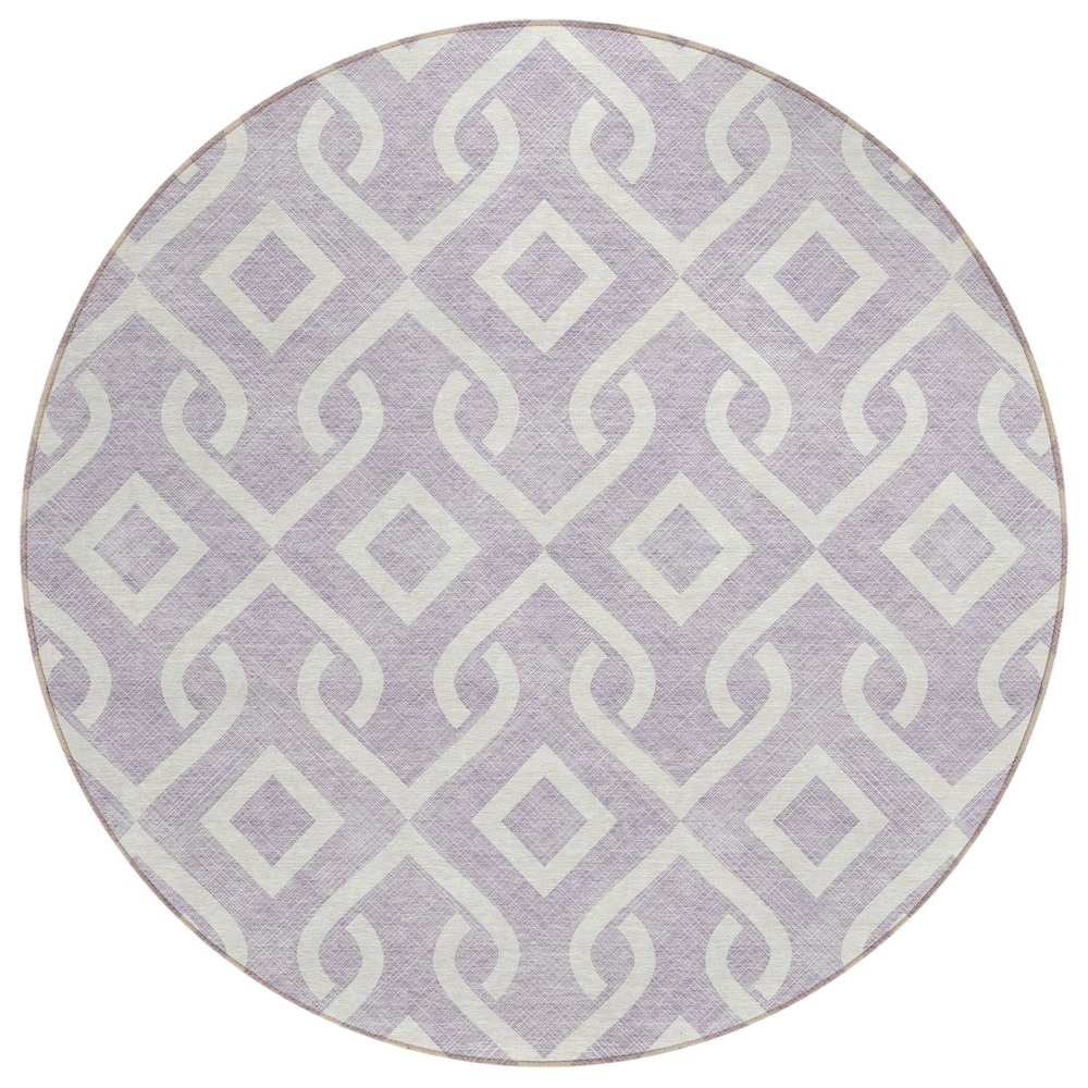 Chantille ACN621 Purple 8' x 8' Rug. Picture 1
