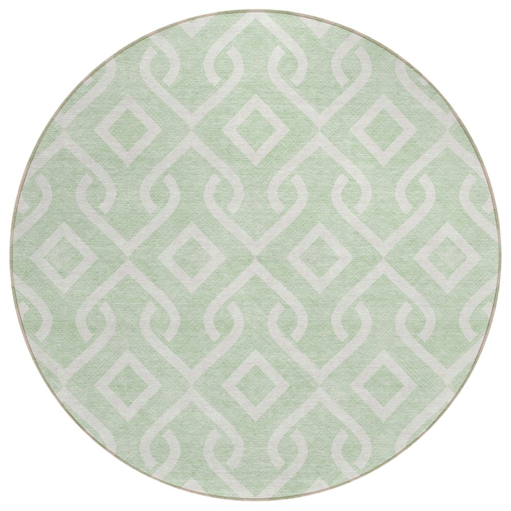 Chantille ACN621 Green 8' x 8' Rug. Picture 1