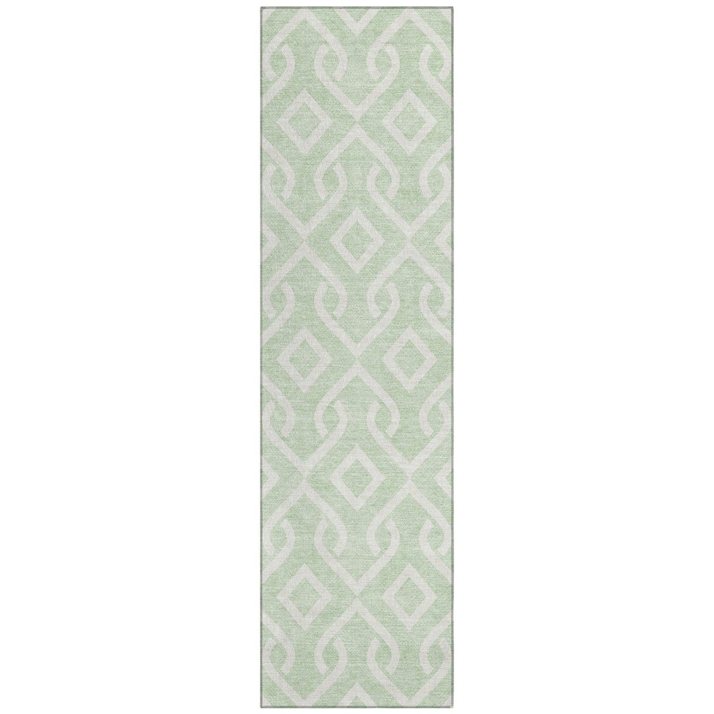 Chantille ACN621 Green 2'3" x 7'6" Rug. Picture 1