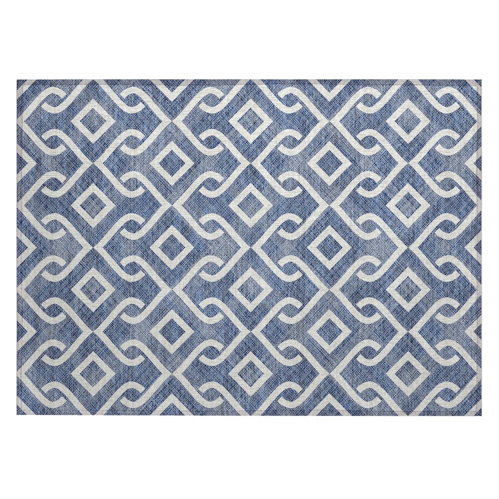 Chantille ACN621 Blue 1'8" x 2'6" Rug. Picture 1