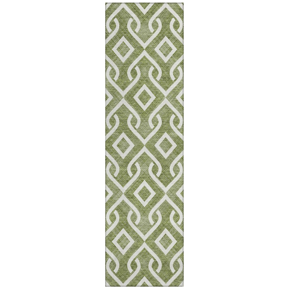 Chantille ACN621 Green 2'3" x 7'6" Rug. Picture 1