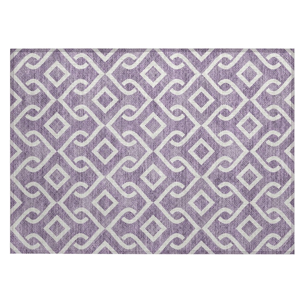 Chantille ACN621 Purple 1'8" x 2'6" Rug. Picture 1