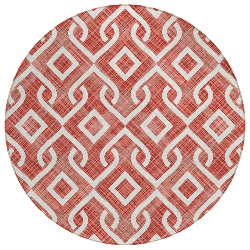Chantille ACN621 Red 8' x 8' Rug. Picture 1