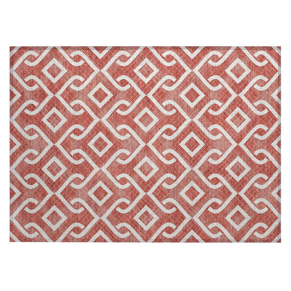 Chantille ACN621 Red 1'8" x 2'6" Rug. Picture 1