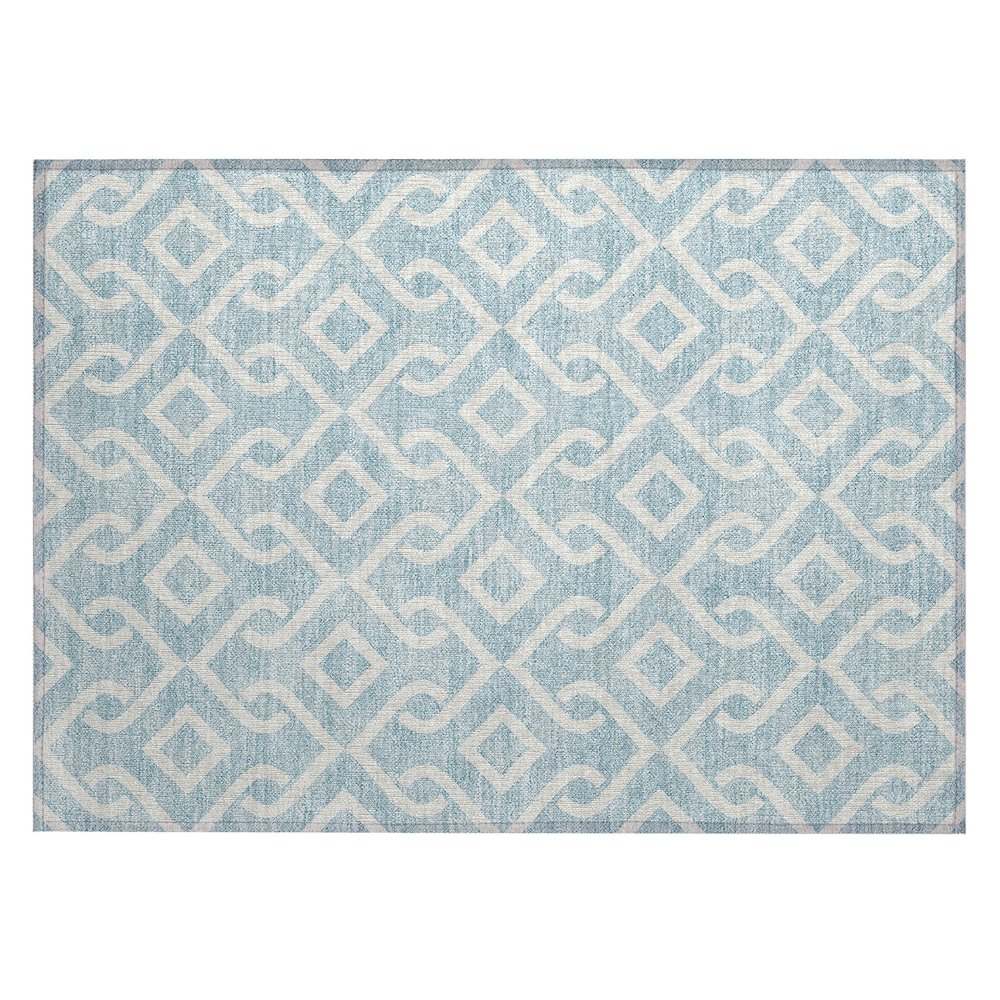 Chantille ACN621 Blue 1'8" x 2'6" Rug. Picture 1