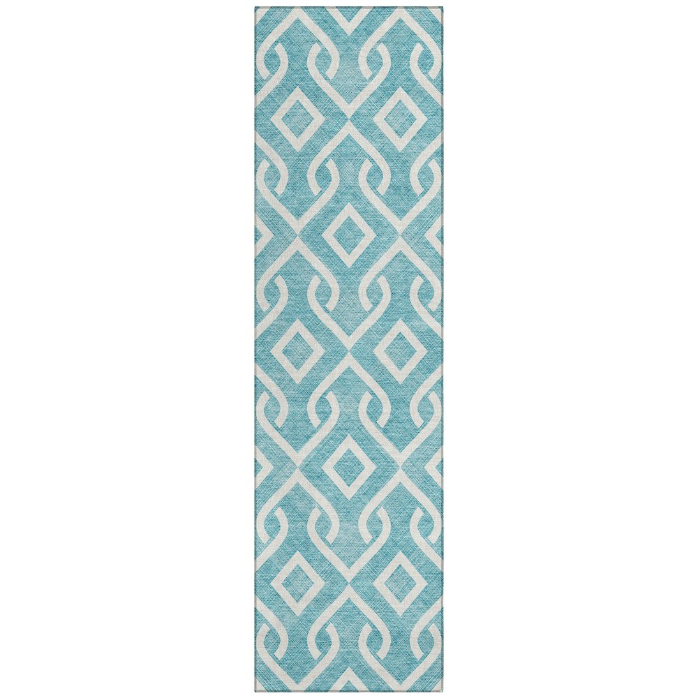 Chantille ACN621 Teal 2'3" x 7'6" Rug. Picture 1