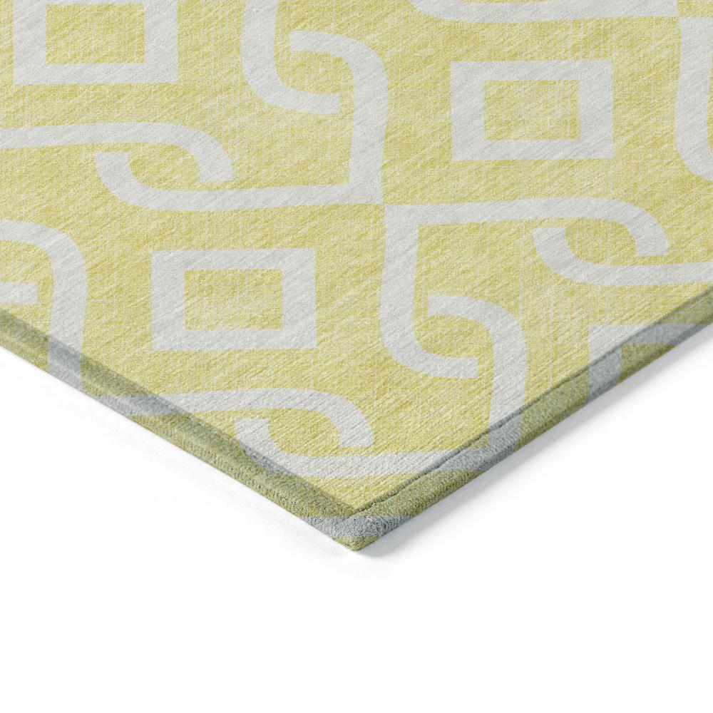 Chantille ACN621 Gold 1'8" x 2'6" Rug. Picture 3