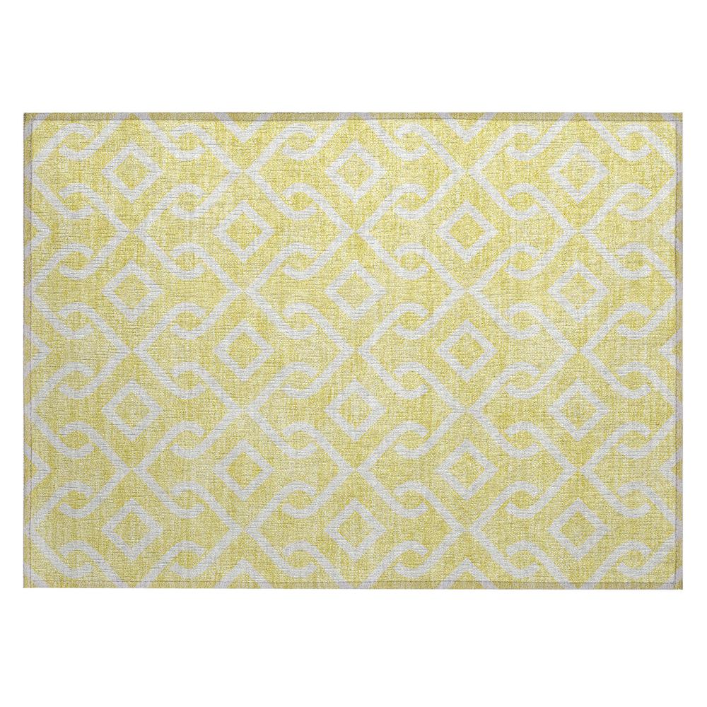 Chantille ACN621 Gold 1'8" x 2'6" Rug. Picture 1