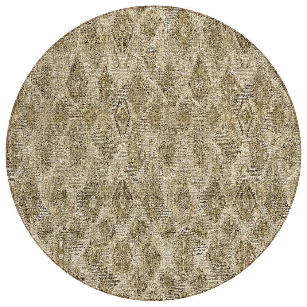 Chantille ACN622 Brown 8' x 8' Rug. Picture 1